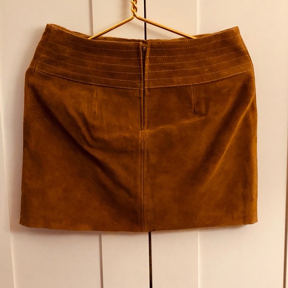 Free People. Modern Love Suede Mini Skirt - Picture 7 of 9